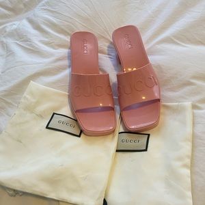 Gucci rubber sandals